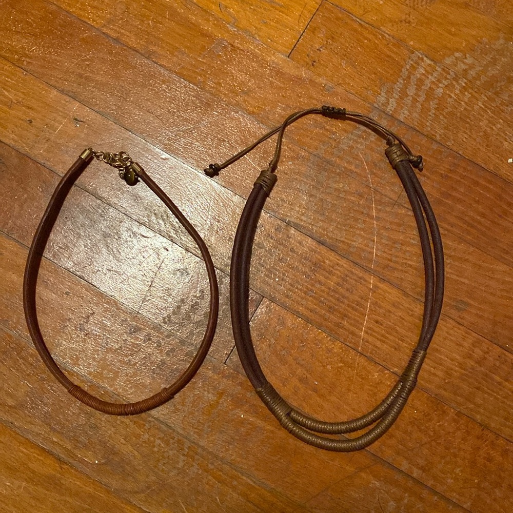 Brazilian Leather Cord Necklaces